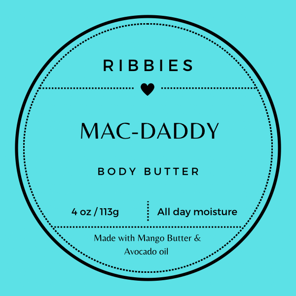 2 MacDaddy Body Butters 4oz.