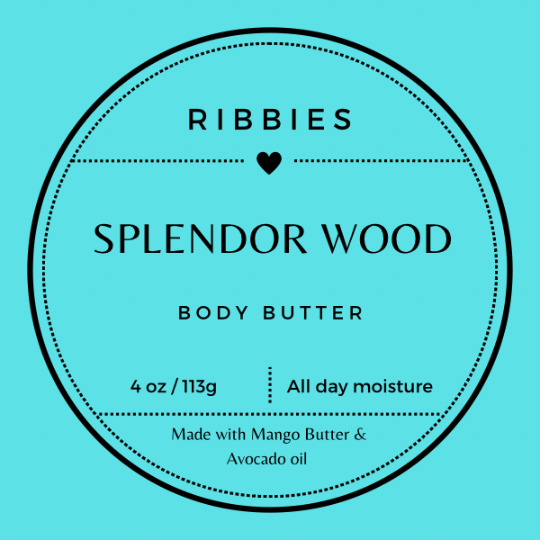 2 Splendor Wood Body Butters 4oz.