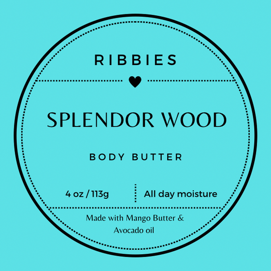 2 Splendor Wood Body Butters 4oz.