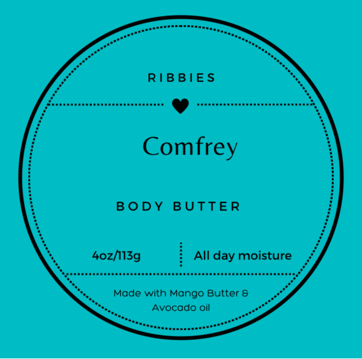 2 Comfrey Body Butters